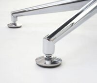 Esszimmerstuhl Drehstuhl höhenverstellbar Textil grau