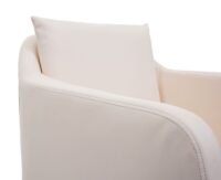 Esszimmerstuhl Küchenstuhl Lehnstuhl Kunstleder creme-beige