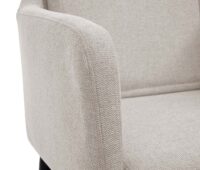 Esszimmerstuhl Küchenstuhl Lehnstuhl Stoff creme-beige