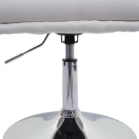 Esszimmerstuhl Drehstuhl Loungesessel Stoff creme-weiss