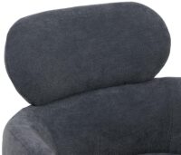 Esszimmerstuhl Küchenstuhl Polsterstuhl drehbar Auto-Return Chenille grau-blau