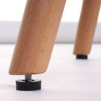 Esszimmerstuhl Küchenstuhl Retro 50er Jahre Textil vintage braun helle Beine
