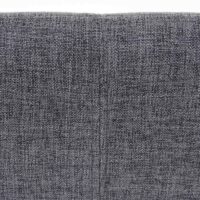 Esszimmerstuhl Küchenstuhl Retro 50er Jahre Textil grau dunkle Beine