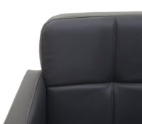 Esszimmerstuhl Küchenstuhl Drehstuhl Kunstleder Chrom grau