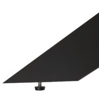 Esszimmertisch Esstisch MDF Metall 200x100cm graue Stein-Optik