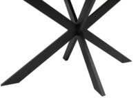Esszimmertisch Küchentisch Esstisch Industrial MDF Metall 180cm helle Eiche-Optik