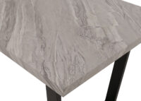 Esszimmertisch Küchentisch Esstisch Industrial MDF Metall 160x90cm Marmor-Optik grau