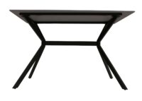 Esszimmertisch Esstisch Sinterstein Metall 120cm Marmor-Optik schwarz-gold