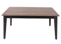 Esszimmertisch Esstisch ausziehbar 160-200x90cm Sheesham-Optik dunkle Beine