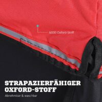 Fahrradanhänger Veloanhänger 140 x 88 x 60 cm mit Blache