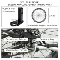 Fahrradanhänger Veloanhänger 140 x 88 x 60 cm mit Blache