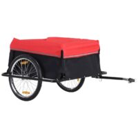 Fahrradanhänger Veloanhänger 140 x 88 x 60 cm mit Blache