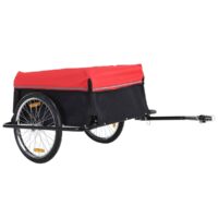 Fahrradanhänger Veloanhänger 140 x 88 x 60 cm mit Blache