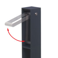 Fahrradbügel Fahrradständer aus Stahl anthrazit pulverbeschichtet Outdoor