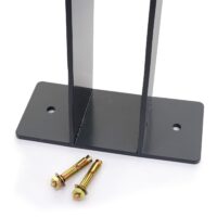 Fahrradbügel Fahrradständer aus Stahl anthrazit pulverbeschichtet Outdoor