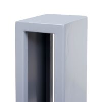 Fahrradbügel Fahrradständer aus Stahl grau pulverbeschichtet 87x10x13 cm