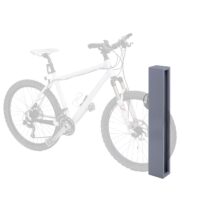 Fahrradbügel Fahrradständer aus Stahl grau pulverbeschichtet 87x10x13 cm