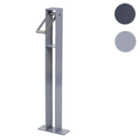 Fahrradbügel Fahrradständer aus verzinktem Stahl grau pulverbeschichtet Outdoor