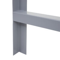 Fahrradbügel Fahrradständer aus verzinktem Stahl grau Outdoor Anlehnbügel