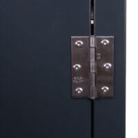 Abschließbare Fahrradgarage für 2 Fahrräder aus Stahl mit Pflanzkasten anthrazit