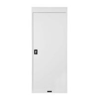 3er Fahrradgarage aus Metall erweiterbar abschließbar hellgrau