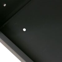 Abschließbare Fahrradgarage aus Metall für 2 Räder anthrazit