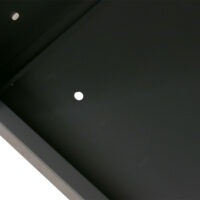 Abschließbare Fahrradgarage aus Metall für 2 Fahrräder in Anthrazit