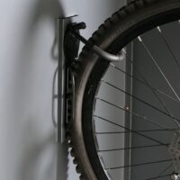 Abschließbare Fahrradgarage aus Metall für 2 Fahrräder in Anthrazit