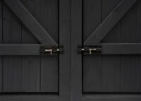 Abschließbare Fahrradgarage aus Metall anthrazit 152x184x98 cm