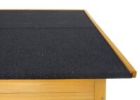 Abschließbare Fahrradgarage aus Metall braun 152x184x98 cm