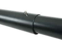 Ausziehbarer Fahrradständer aus Metall pulverbeschichtet schwarz