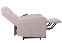 Fernsehsessel Relaxsessel Liegefunktion Aufstehhilfe Cord creme-weiss