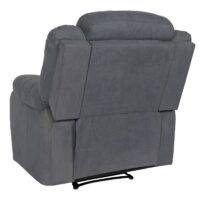 XXL Fernsehsessel Relaxsessel Wildleder-Optik bis 200kg graublau