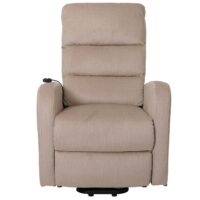 Fernsehsessel Relaxsessel Aufstehhilfe elektrisch Chenille creme