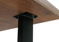 Esszimmertisch Küchentisch Esstisch Industrial MDF Metall 160x90cm Walnuss-Optik