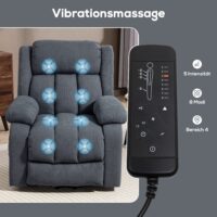 Fernsehsessel elektrisch mit Aufstehhilfe und Massagefunktion