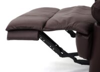 Fernsehsessel Relaxsessel Leder Kunstleder 101x87x100cm braun