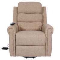 Fernsehsessel Relaxsessel Aufstehhilfe Massage Heizfunktion beige-braun