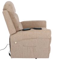 Fernsehsessel Relaxsessel Aufstehhilfe Massage Heizfunktion beige-braun