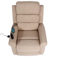 Fernsehsessel Relaxsessel Aufstehhilfe Massage Heizfunktion beige-braun