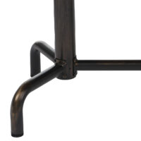 Esszimmertisch Tisch Industrial Holz 140x80cm dunkel bronze Gestell