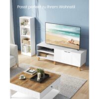 Fernsehtisch TV-Schrank 140cm Weiss.