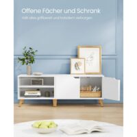 Fernsehtisch TV-Schrank 140cm Weiss.