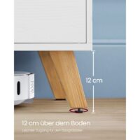 Fernsehtisch TV-Schrank 140cm Weiss.