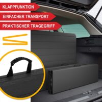 Kunststoff-Bierzeltgarnitur mit Holzoptik, wetterfest und klappbar.