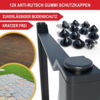 Robuste klappbare Bierzeltgarnitur für Feste und Garten.