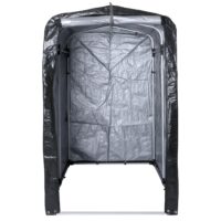 Foliengarage Aufbewahrungszelt aus Aluminium wasserfest anthrazit 201x121x201 cm