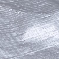 Foliengarage Aufbewahrungszelt aus Aluminium wasserfest silber 201x121x201 cm