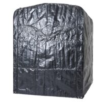 Foliengarage Aufbewahrungszelt aus Aluminium wasserfest anthrazit 201x157x201 cm