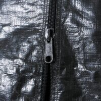 Foliengarage Aufbewahrungszelt aus Aluminium wasserfest anthrazit 201x201x201 cm